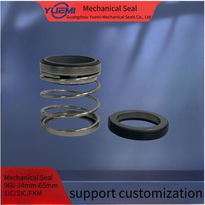 960-14 मिमी-65 मिमी पनडुब्बी पंप सील पाइपलाइन बेलो कारतूस मैकेनिकल सील एसआईसी/एफकेएम एफई