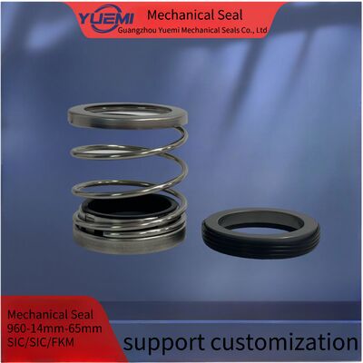 960-14 मिमी-65 मिमी पनडुब्बी पंप सील पाइपलाइन बेलो कारतूस मैकेनिकल सील एसआईसी/एफकेएम एफई